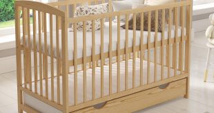 wooden baby cot