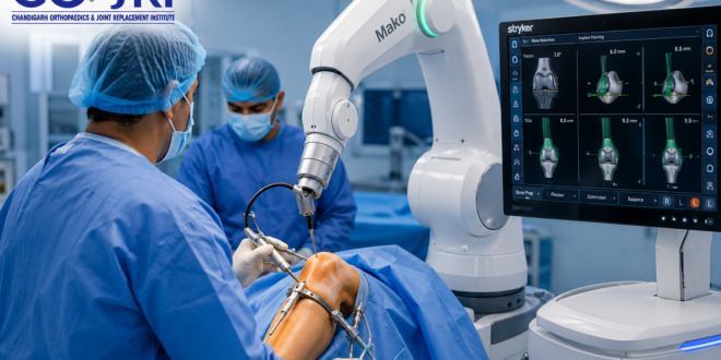 Robotic knee resurfacing Chandigarh